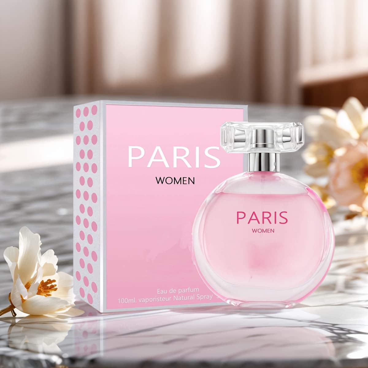 TEMU Paris Women Women's Perfume Spray, An Gift, With A Fragrance, Suitable For Daytime And Casual Use, For Types, In Bottle, 3.4 Fluid Ounces.