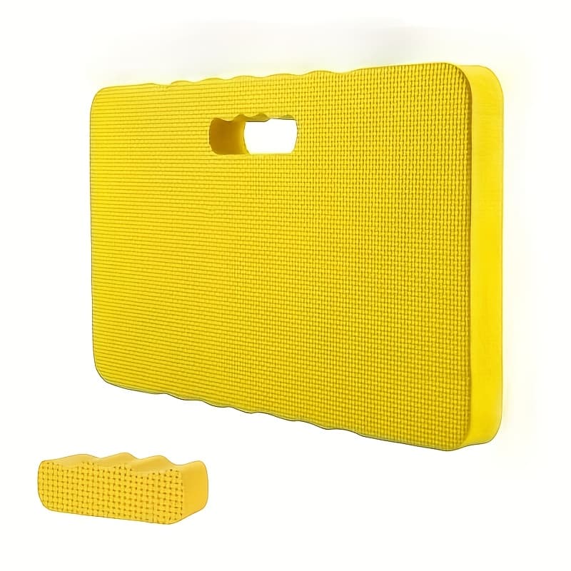 TEMU Comfortable Thickened Kneeling Gardening Yoga Meditation Knee For Home Use Multifunctional Portable Pressure Relief Yellow