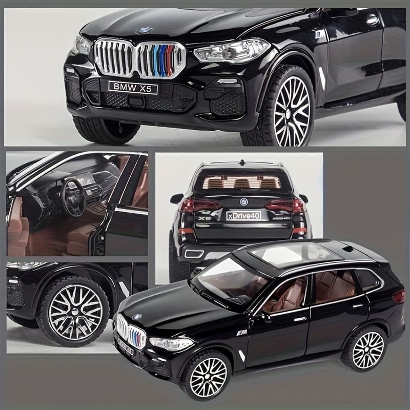TEMU 1:32 Scale Metal Classic Mercedes-benz 300l Model Car Toy Featuring Steering Front Wheels, Sound And Light Features - Ideal Gift For Boys For Birthdays And Christmas