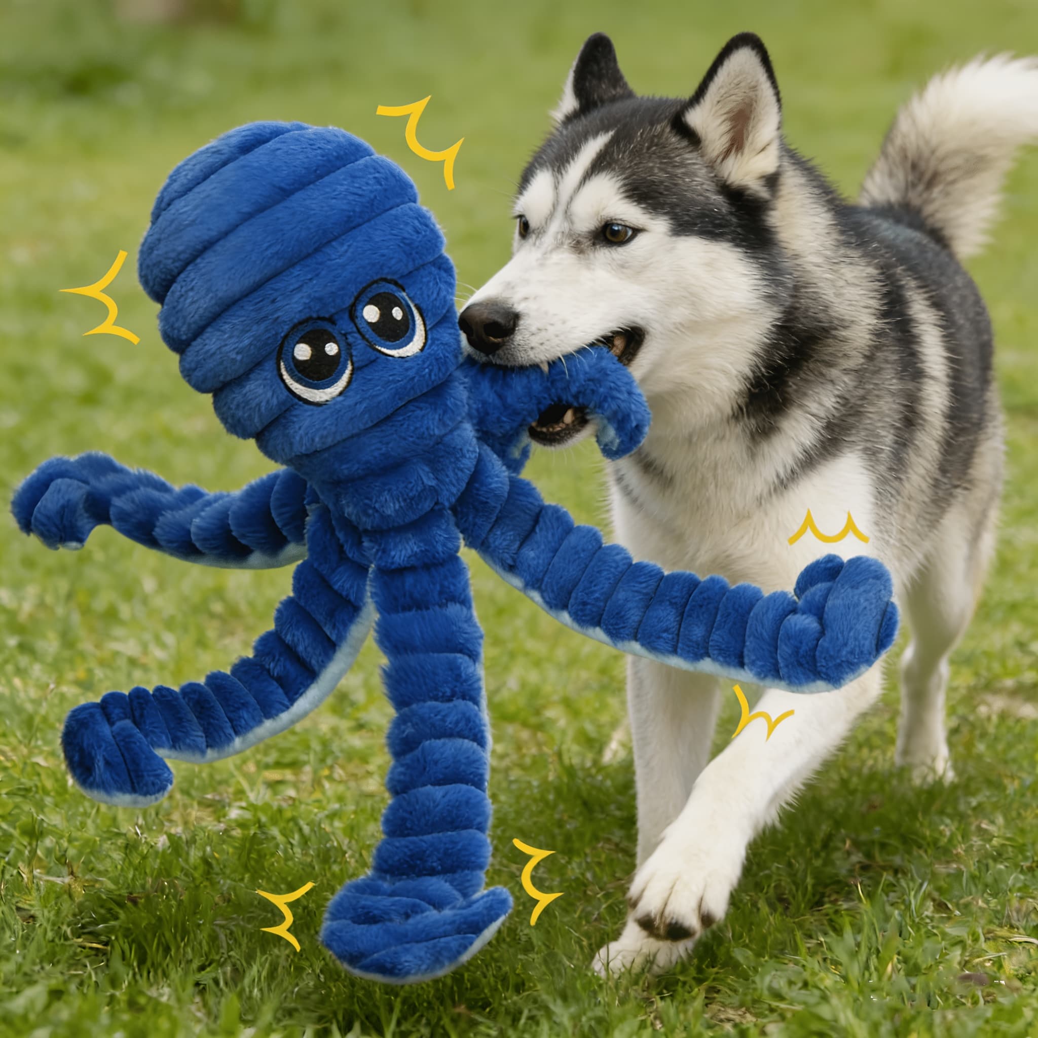 TEMU Toys For Dogs, Plush Chew Toys For Larger Breeds, Toys To Keep Them , Interactive Playthings, Squeaky Toys, Toys, And A Crinkly Toy