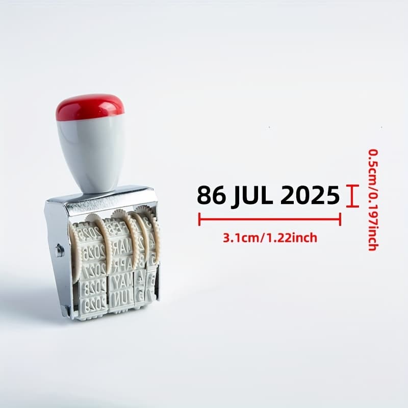 TEMU Adjustable Manual Date Stamp No Ink