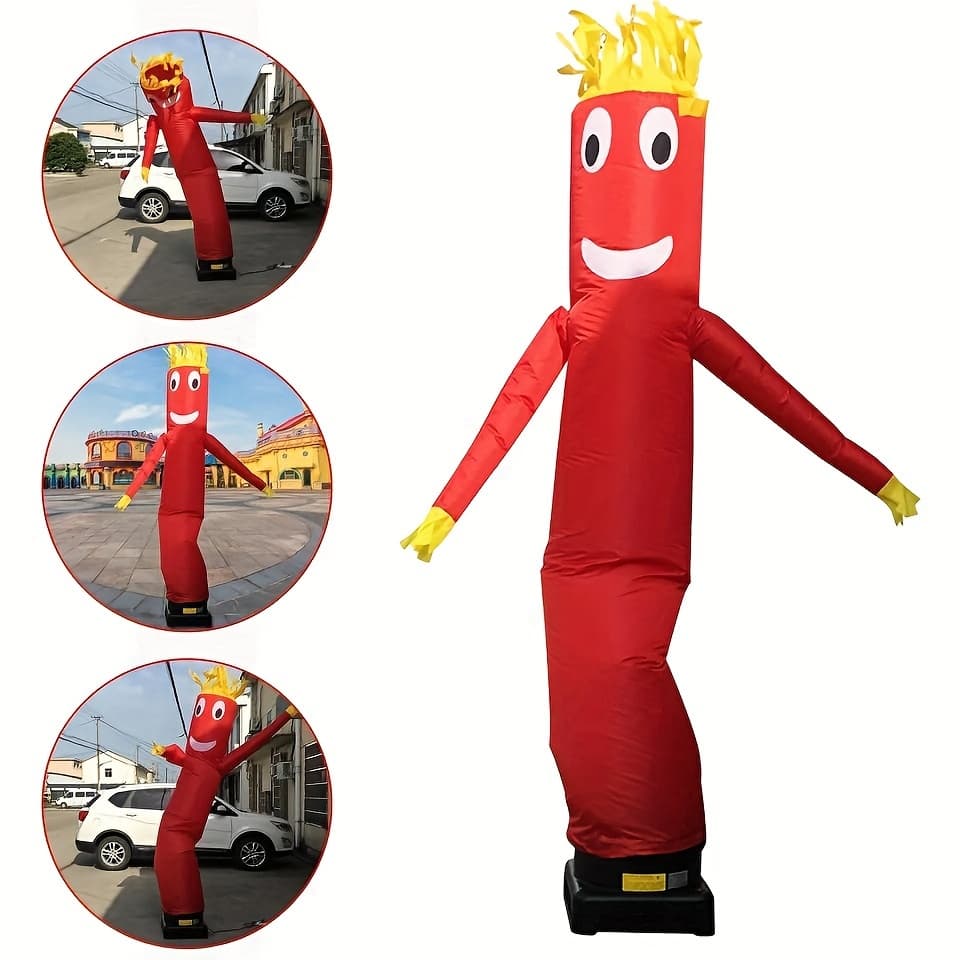 TEMU 10 Feet Inflatable Wacky Waving Flailing Tube For Man Dancing Air Puppet New -no Charging Pump