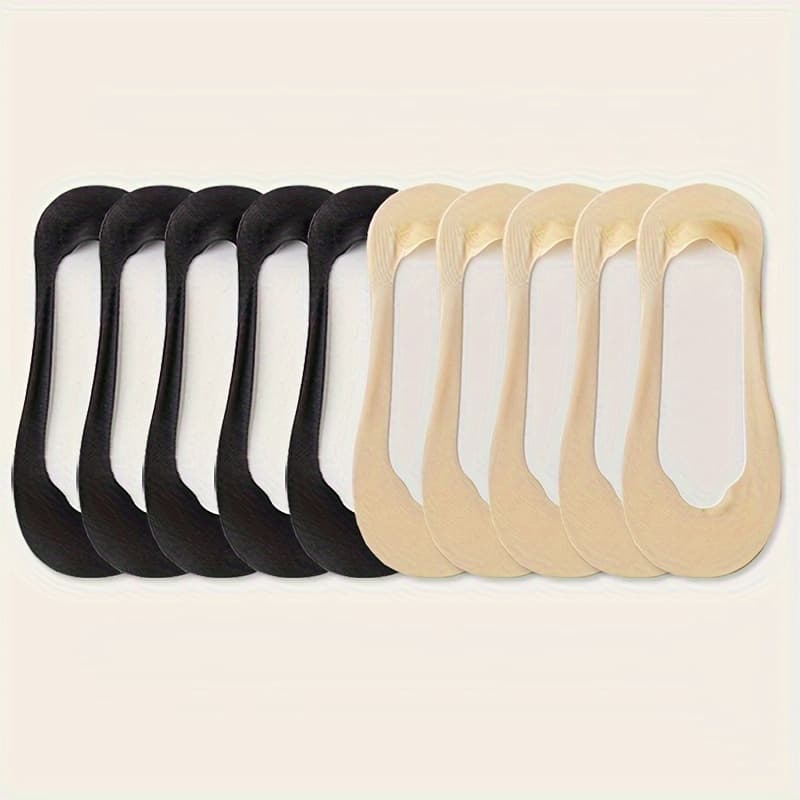 TEMU Socks Summer Ultra Thin Invisible Socks Non-slip Low Top Shallow Mouth Spring And Mesh Eyes