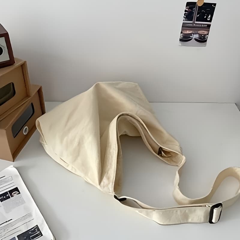 TEMU Crossbody Messenger Bag, Thickened And Sturdy Canvas Bag For Men, Vintage Style Bag