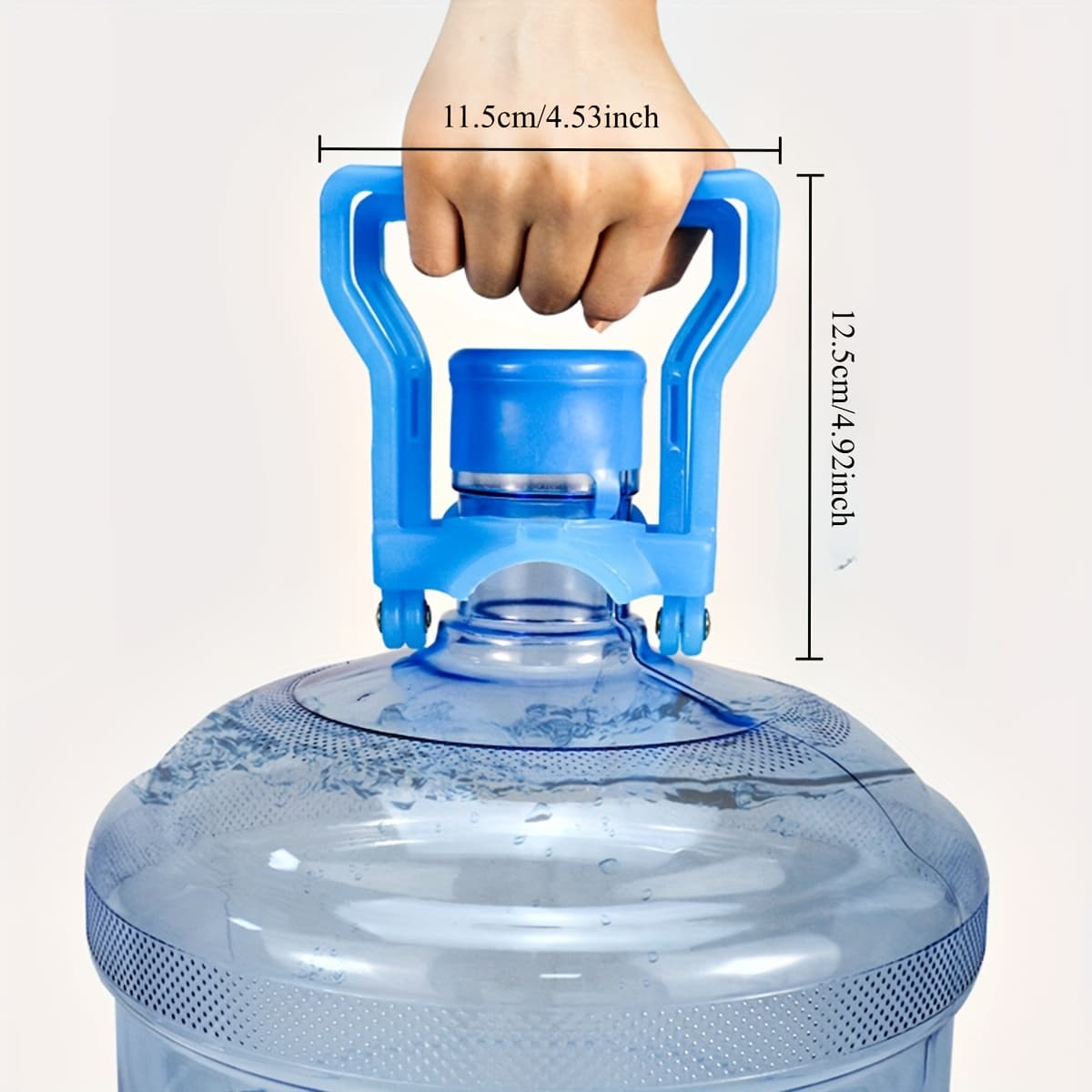 TEMU 1pc Pp Polypropylene Water Bottle Carrier Handle - Portable Energy Saving Water Jug Lifter - Fits Standard Bottles - Easy Carry Accessory