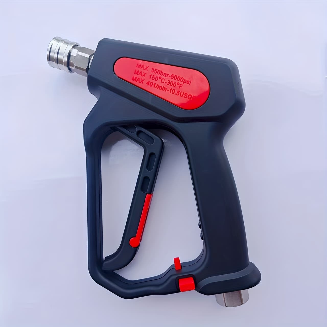 TEMU High-pressure Washer Water Gun, 1/4 Quick Connect, 4000psi, High-pressure Nozzle, With 0.64 Cm Quick Connector, 360 Degree Rotatable