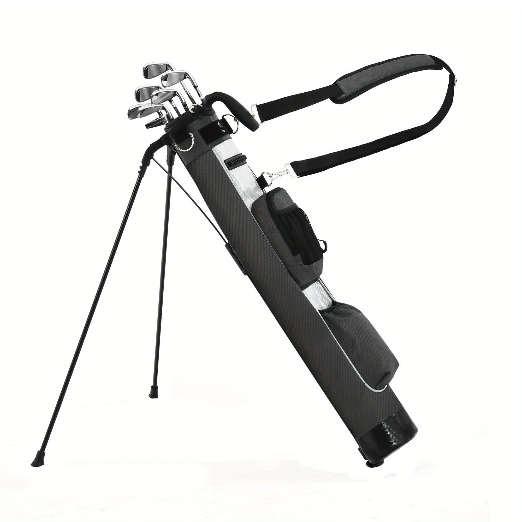 TEMU Lightweight Golf Stand Bag, Portable Golf Bag With Insulated Cooler Pocket, Easy To Carry And Auto- Fold Stand, Ideal For , , Par 3, Executive Courses