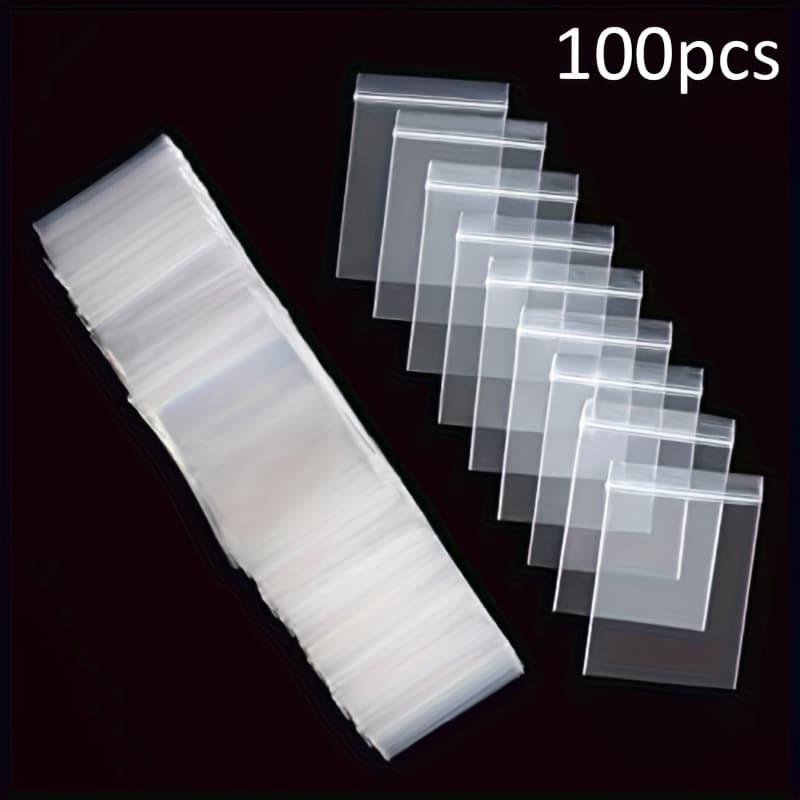 TEMU 100pcs Small Plastic Bags For Pill 2 X 3 Inches| Small Zip Bags For Pills| Mini Zip Bag| Jewelry Pouch| Tiny Plastic Bag For Jewelry| Little Baggies