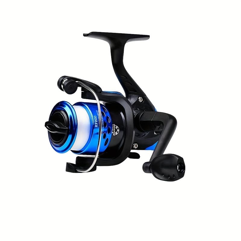TEMU Gear Ratio 5.2:1 Rotating Fishing Line Reel, Portable 1bb Plastic Fishing Line Reel, Fishing Equipment