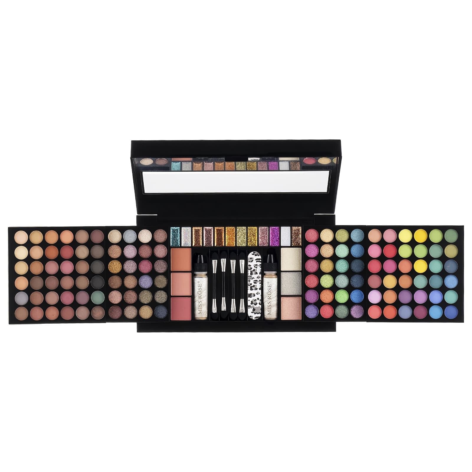TEMU Makeup Gift Set: Lipstick & Eyeshadow Combo Kit | Long-lasting, Flawless Wear, Perfect Christmas Gift, Brown & Coral Tones