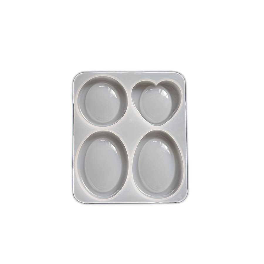 TEMU Decompression Stone Diffuser Stone Silicone Mold / Handmade Thumb Worry Stone Epoxy Mold Mirror Silicone Resin Liquid Mold Resin Casting Molds