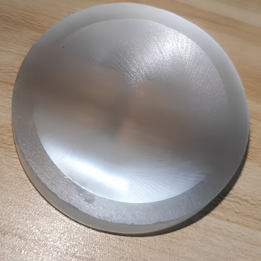 TEMU 1pc Natural Selenite Plate Round Bowl Shaped Carved Charging Plate For Crystal Grid Quartz Mineral Gift Non-food Contact, Best For Christmas