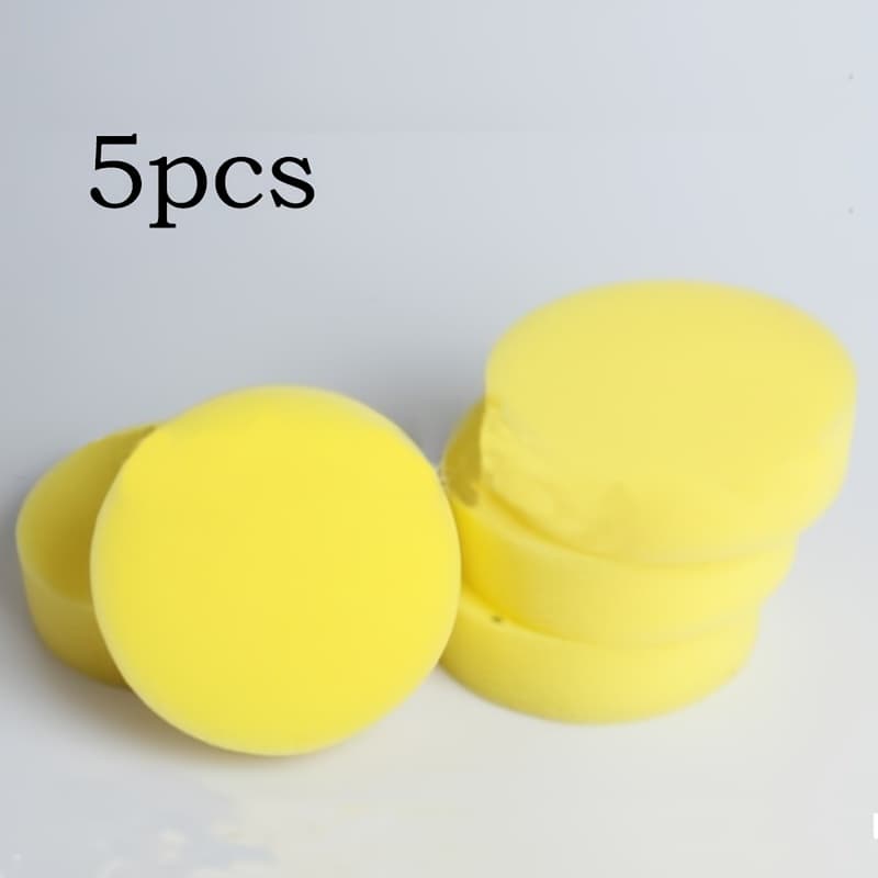 TEMU 5pcs Painting Clay Sponge Set, Round Synthetic Artist Sponge, Watercolor Painting Sponge, Crafts, Ceramics