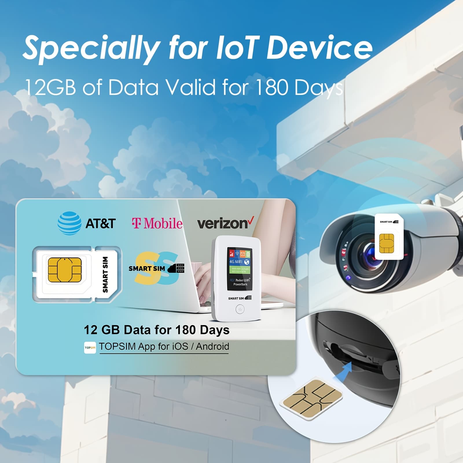TEMU 4g Lte Portable Wifi Hotspot | 6000mah Battery | 2gb Data Included | At&t And Compatible | Ideal For Travel, Study, Remote Work, And Home Use