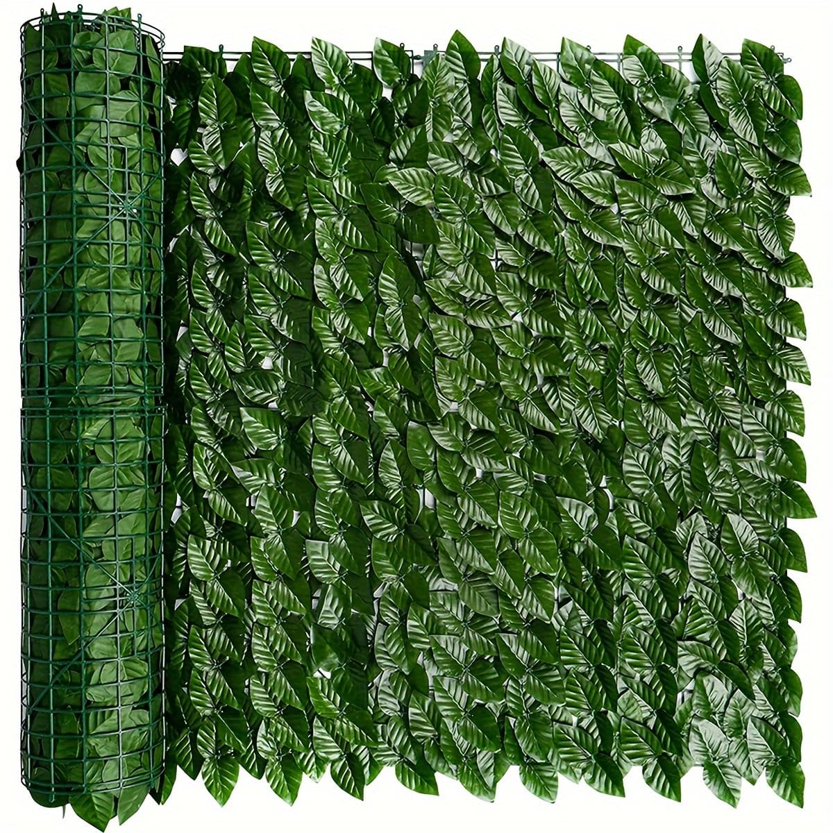 TEMU Artificial Ivy Privacy Fence - 118.1x19.6in Artificial Hedges Fence And Ivy Decoration For Outdoor Indoor Garden Decor