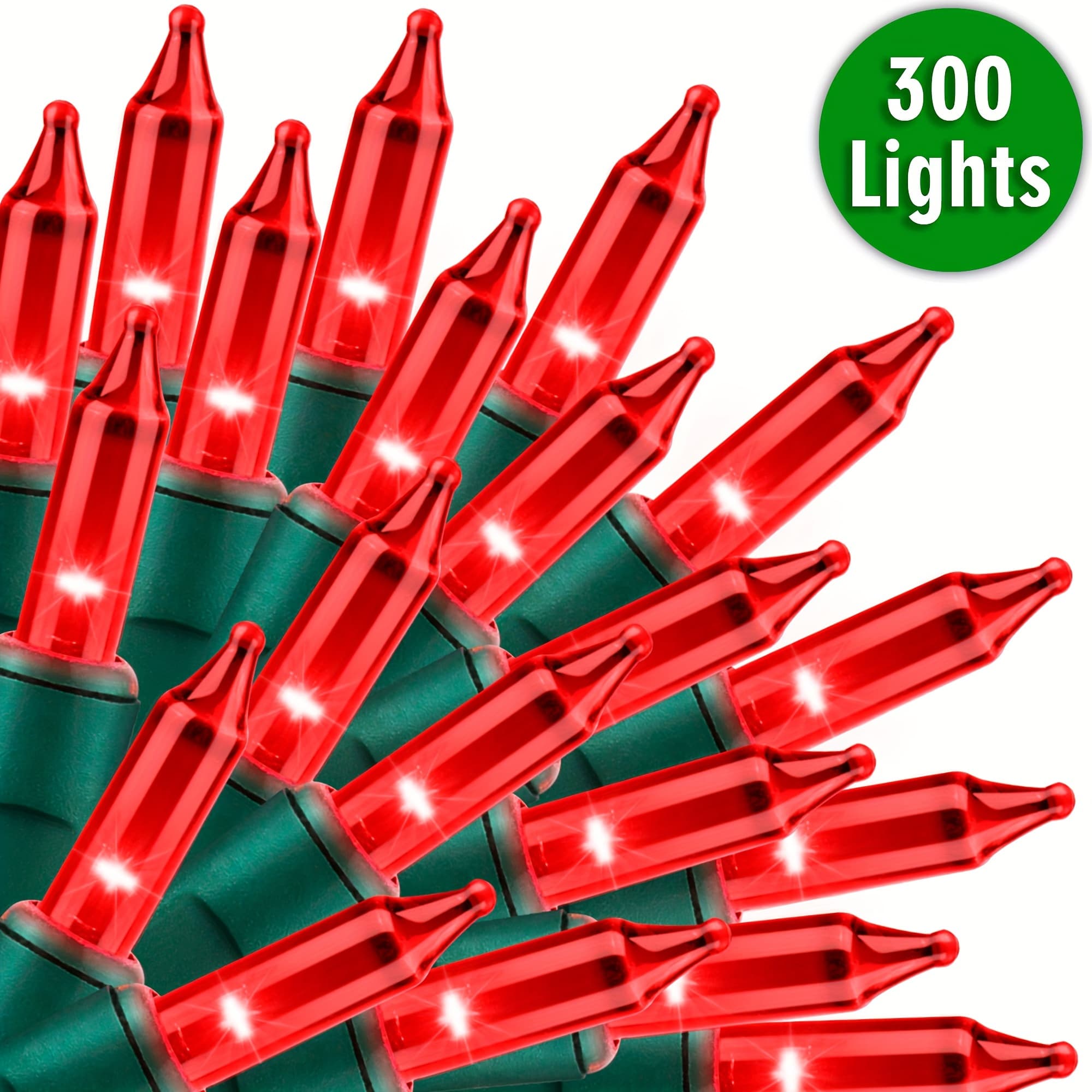 TEMU 300lights 58.8ft (3pk Of 100l) Extendable Lights Decoration Mini Bulb String Lights Set For Christmas Tree Holiday Party Decor