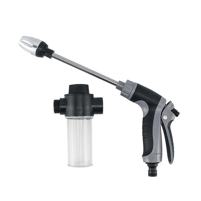 TEMU Heavy Duty Portable Pressure Washer Powerful Car & Garden Cleaning Compact Lightweight Design Standard Hose Connector Compatible Ergonomic Grip Home Outdoor Cleaning Equipment
