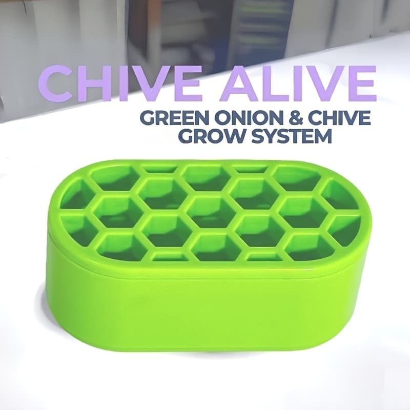 TEMU 1pc Scallion Kit - Indoors With Setup, No Skills Needed | For Balcony, Windowsill & Small Spaces | Quick Of | Continuous Harvest,