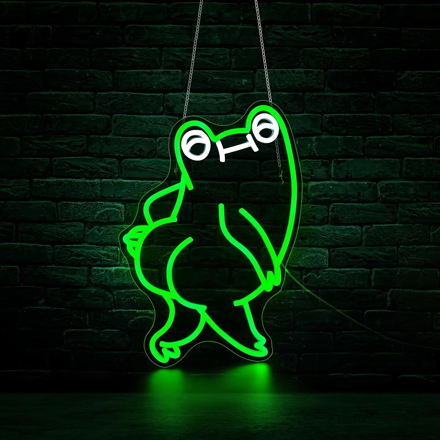 TEMU Neon Frog Sign, Led Wall Decoration, Illuminated Room Decor, Usb-powered Neon Lights