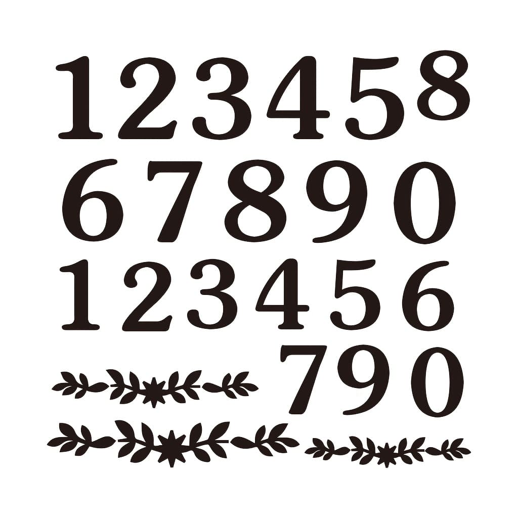 TEMU 1pc Glowing Mailbox Digital Sticker, Digital And Leaf Wall Stickers, Night , Lights Up Night Recognition, Decorates Mailbox, Classic And Practical, Replace Mailbox With A New "glowing" Number