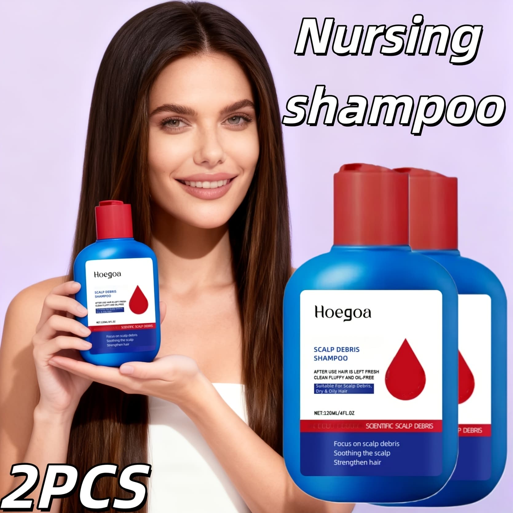 TEMU New Year : 2pcs, Scalp Shampoo, Containing Aloe Vera & Flavescens Extract - Sulfide Formula For Sensitive Scalp, Oily Hair & , Moisturizing & Cleansing, & , Safe For Sensitive Light,