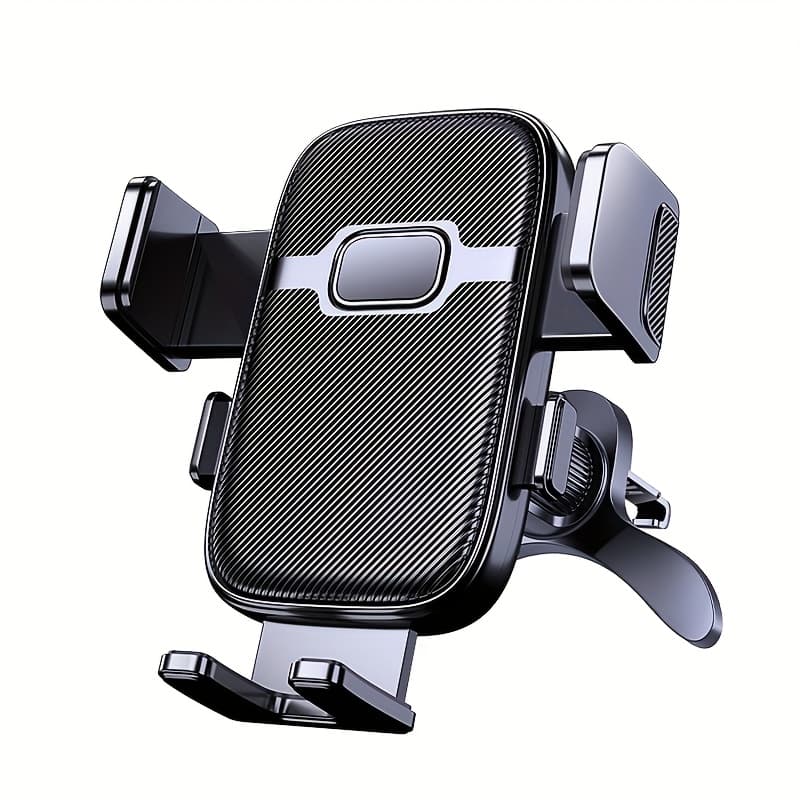 TEMU Phone Holder Mount, Super Vent Cell Phone Mount, Metal Hook Clip, 360° Rotation, Release For All Other Smartphones