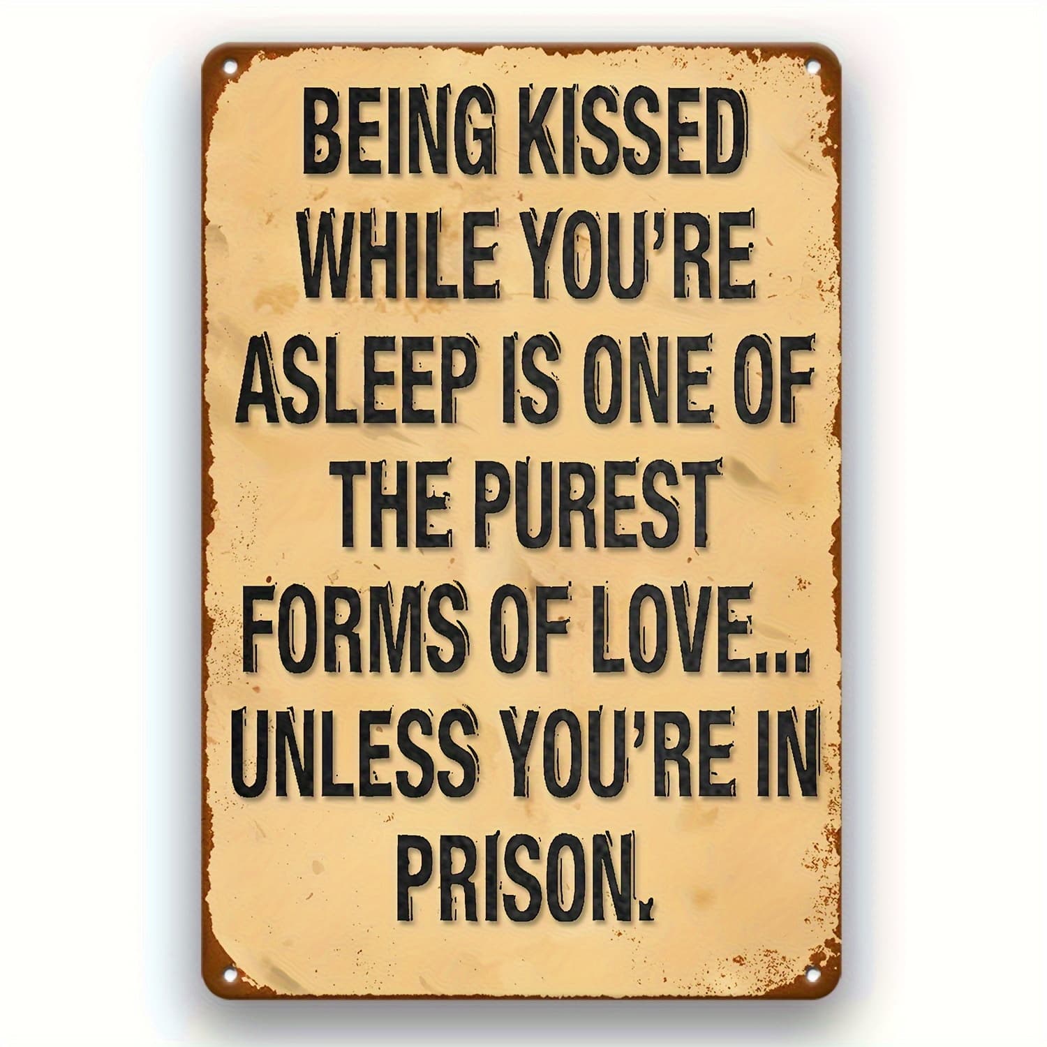 TEMU Vintage Metal Signs And Plaques Featuring Funny Quotes, Perfect For Home, Bar, Garage, Wall Decoration - Versatile Theme, Great As A Gift, Measuring 8 X 12 Inches