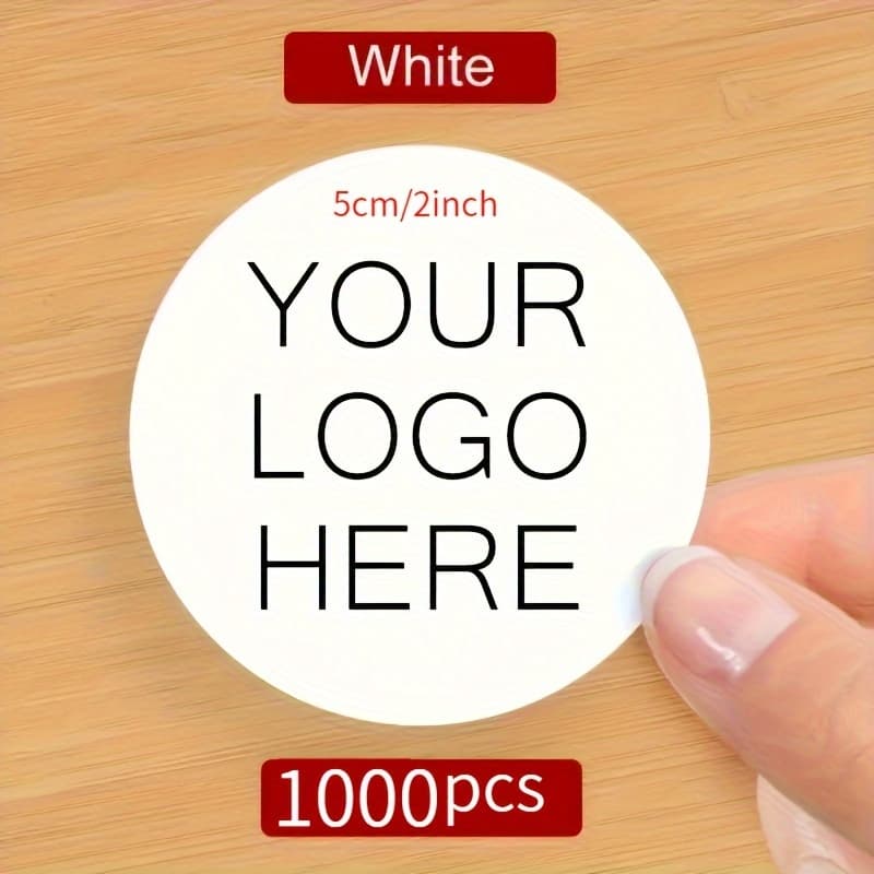 TEMU 500/1000pcs/set 1.18/1.58/2/2.36/2.76inch Custom Stickers Custom Seal Sticker Birthday Sticker, Design Your Own Stickers Personalized Stickers Stickers Business