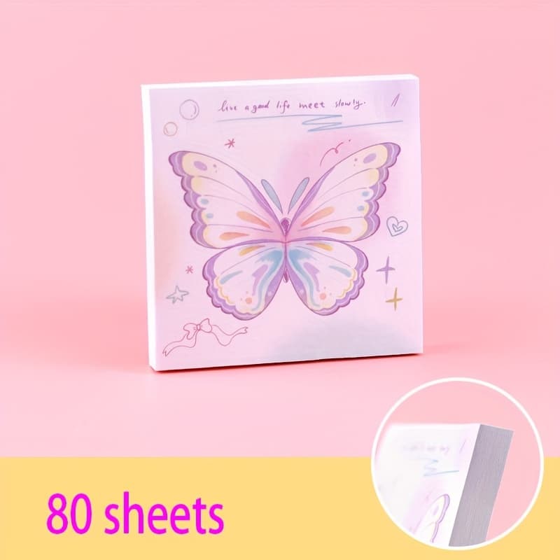 TEMU Gradient Sticky Notes - Square, , Disposable Memo Pads For Everyday Office Use, Note Pads For Work