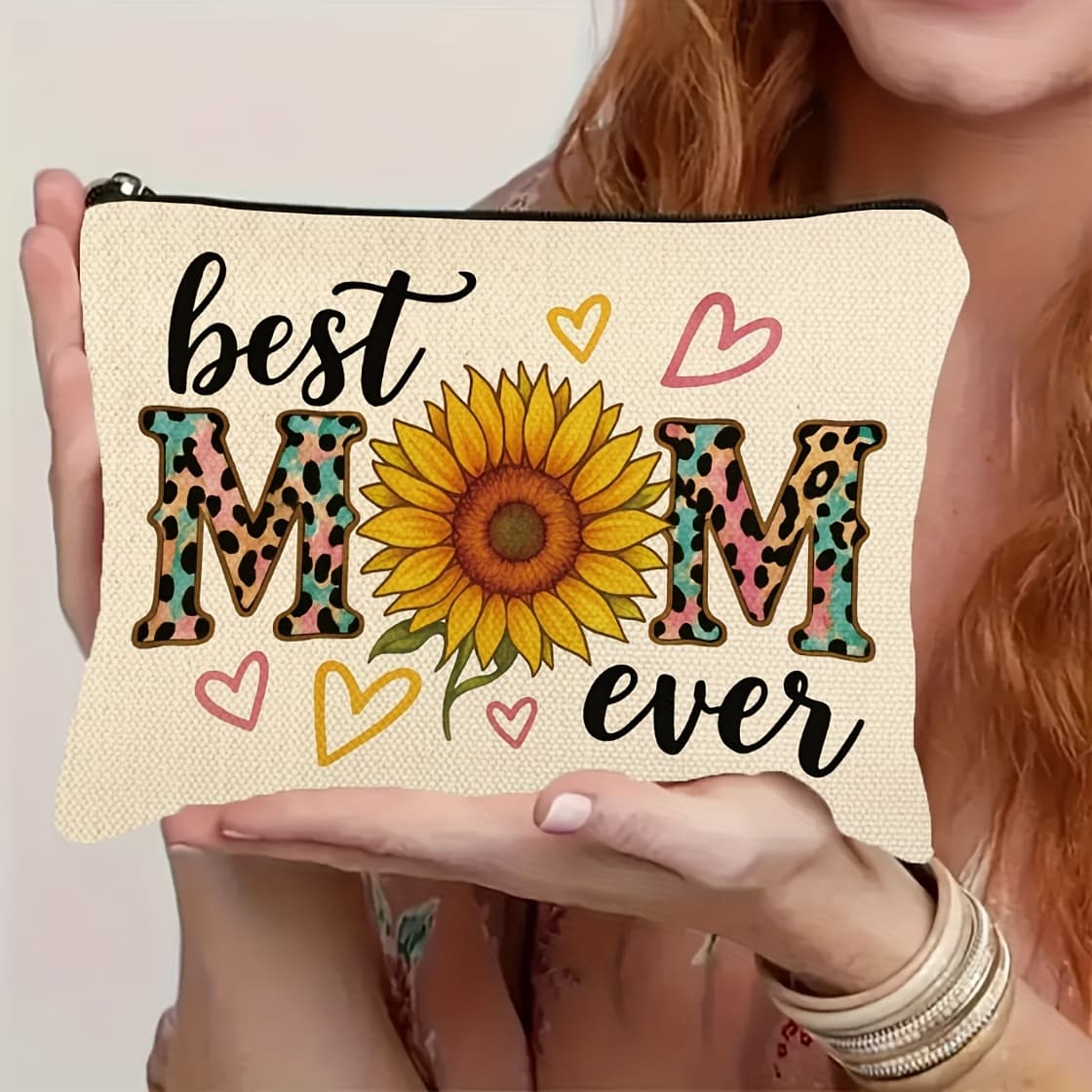 TEMU Stylish Makeup Bag - A Durable Cosmetic Pouch And Travel Organizer | For Birthdays Or