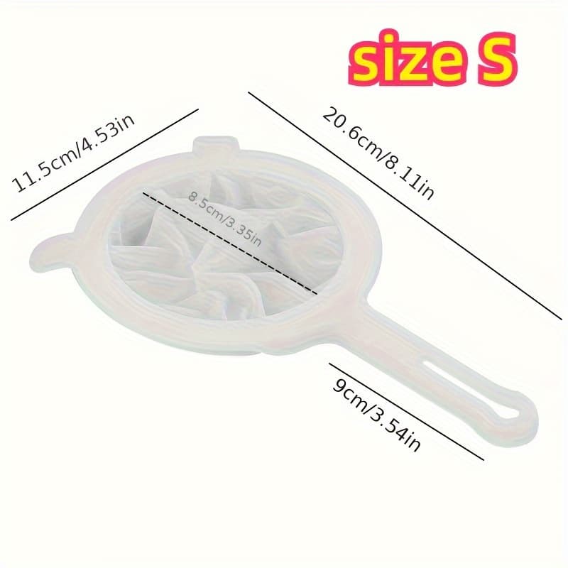TEMU 1pc Nylon Food Strainers Double Ear Hangable Food Filter Mesh Spoon, Hangable Filter Leak Mesh, Used For Filtering Soy Milk, Coffee, Juice, Supplements And More