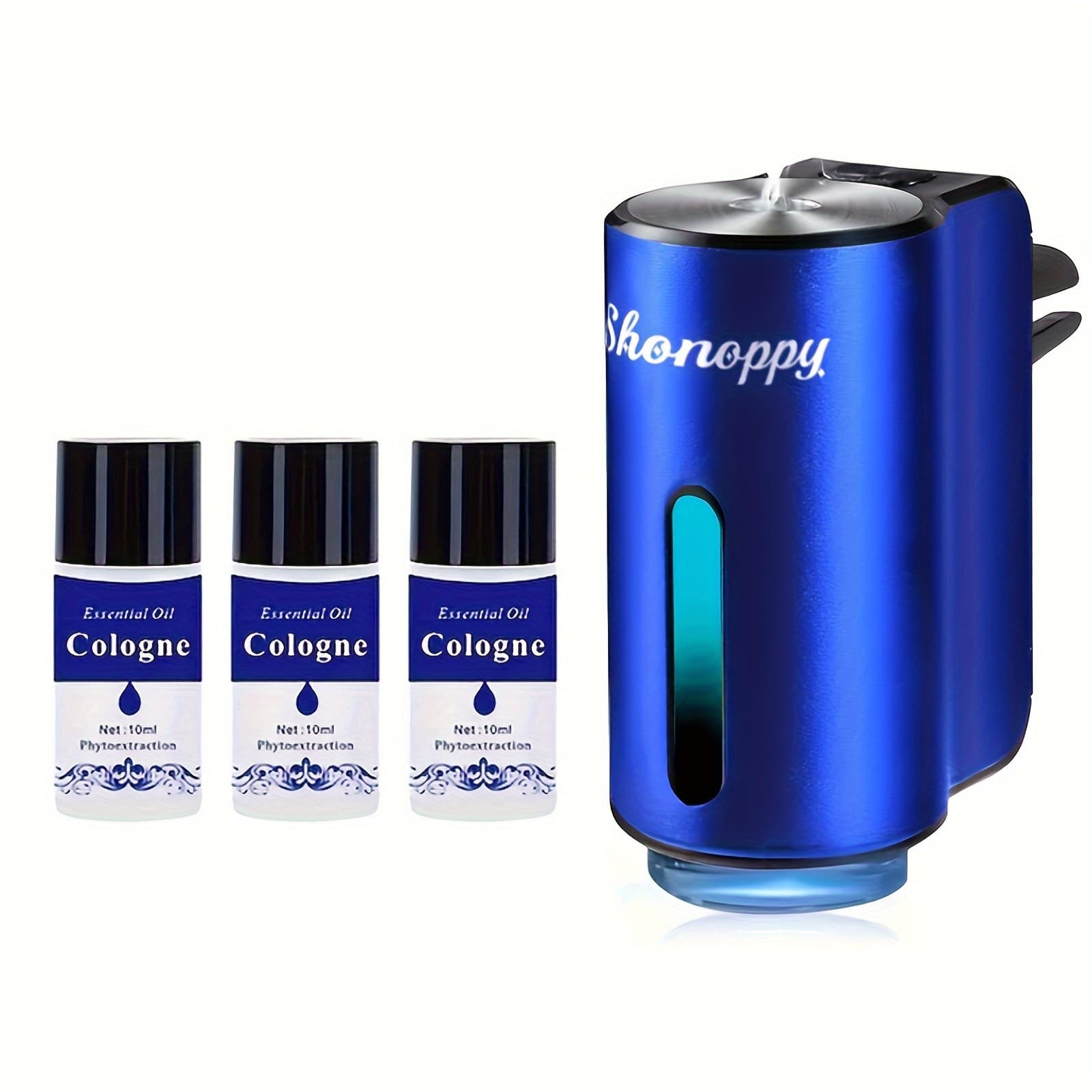 TEMU (accessory 3 Bottles 10oz Essential Oils Sold Separately)smart Car With 3/6*0.34oz Essential Oil, Diffuser With 3 Adjustable, Car Diffuser Essential Oil Refill Kit For Vehicle