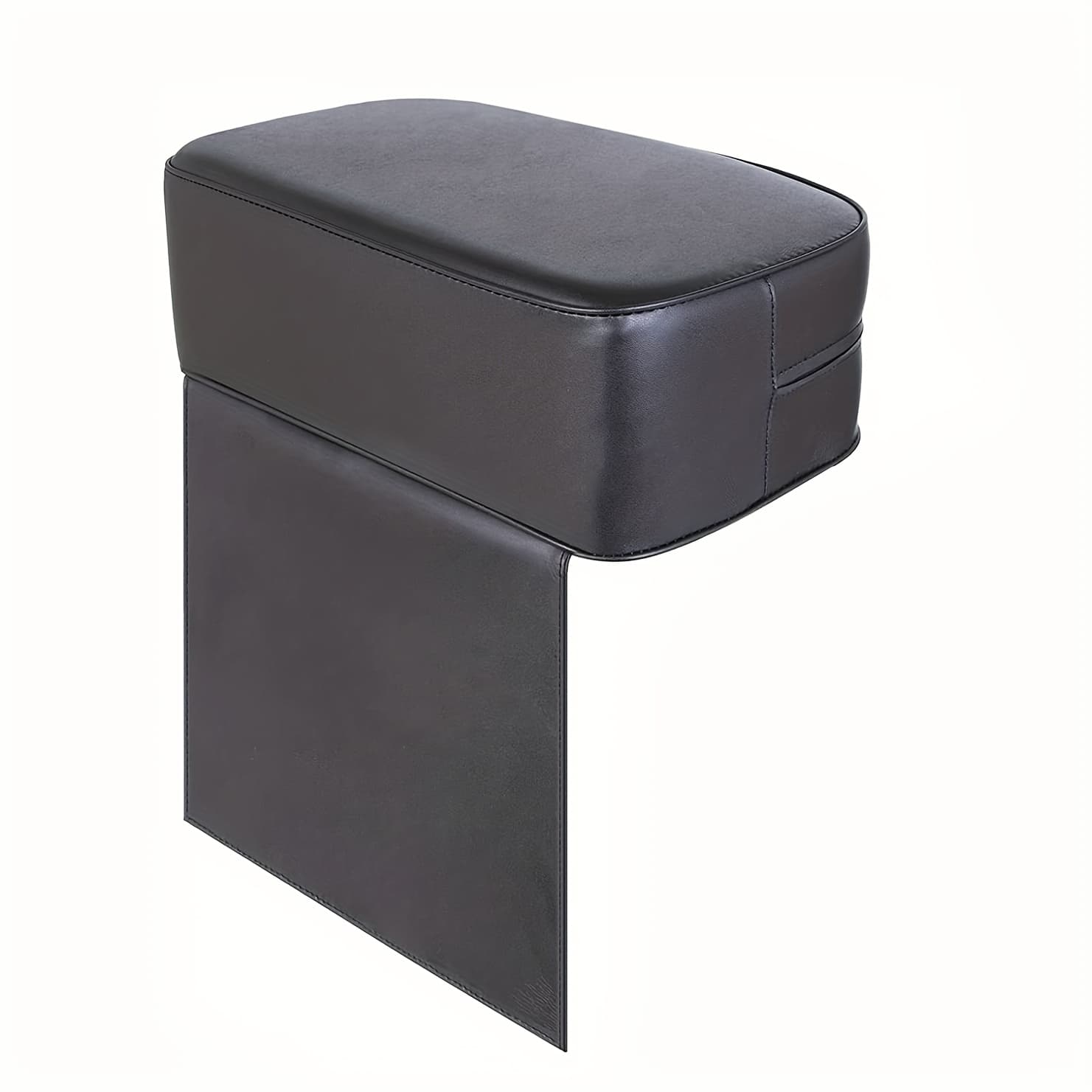 TEMU Black Hair Seat Cushions- Hypoallergenic, Square Shape, Salon Barber Chair Accessory With Adjustable Height