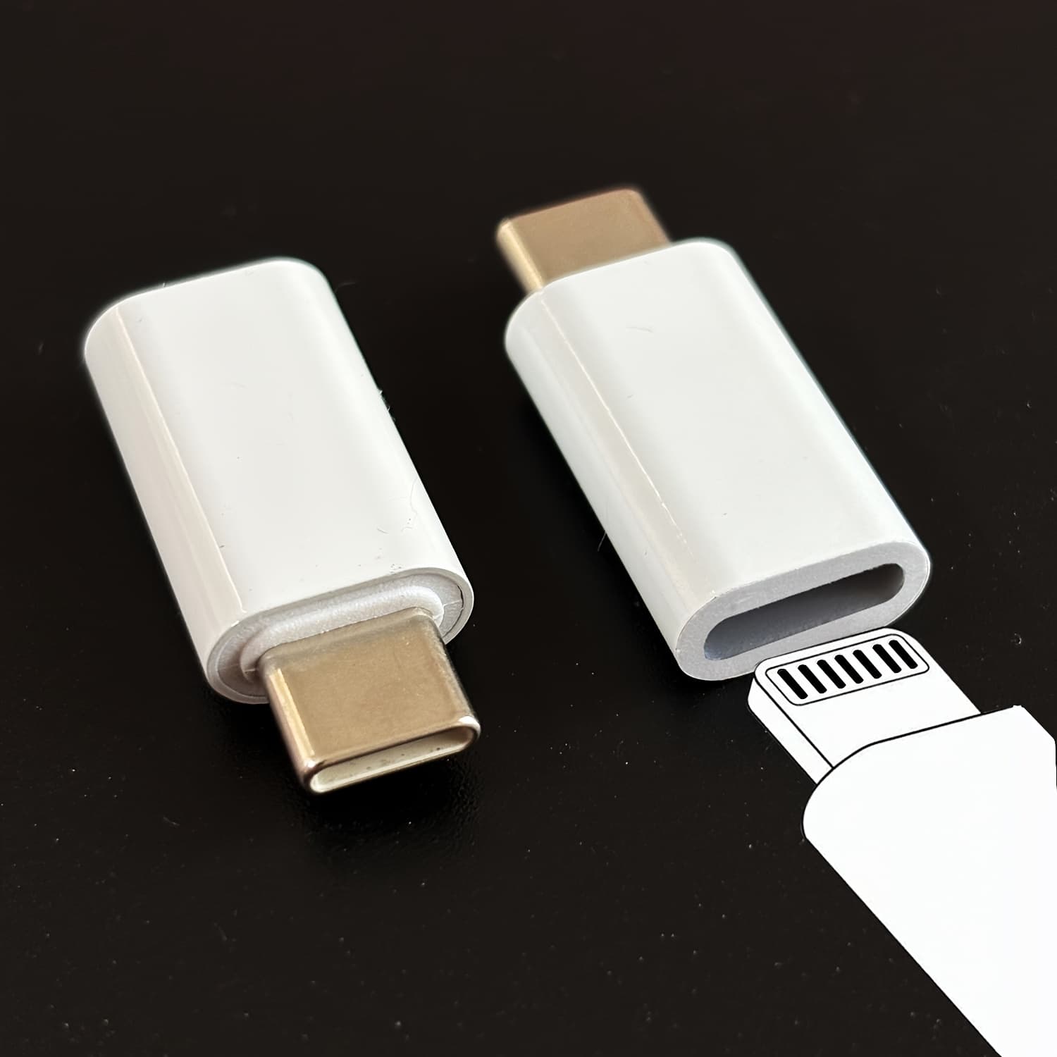 TEMU 2 Pack, For Iphone Lightning To Usb C Adapter, Type C Charger Connector, For Iphone 16/15 Charger