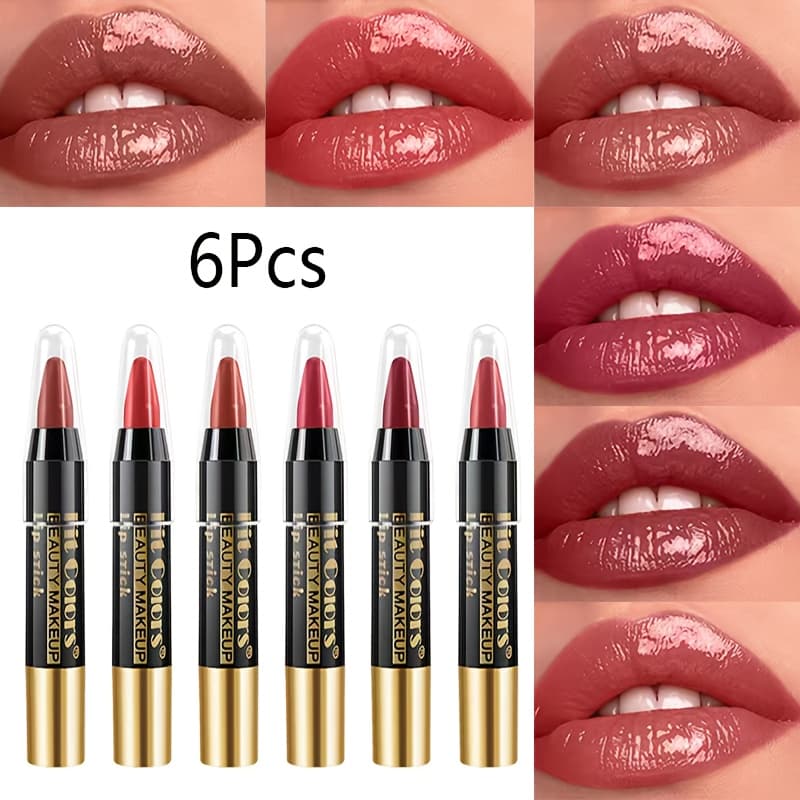 TEMU 6pcs Pastel Matte Lipstick Set Nude Smooth Lipstick Waterproof Long-lasting Lipstick Velvet Professional Lipstick Pastel Matte Lip Stain Makeup - Day, Valentine's Day And Other Holiday Gifts