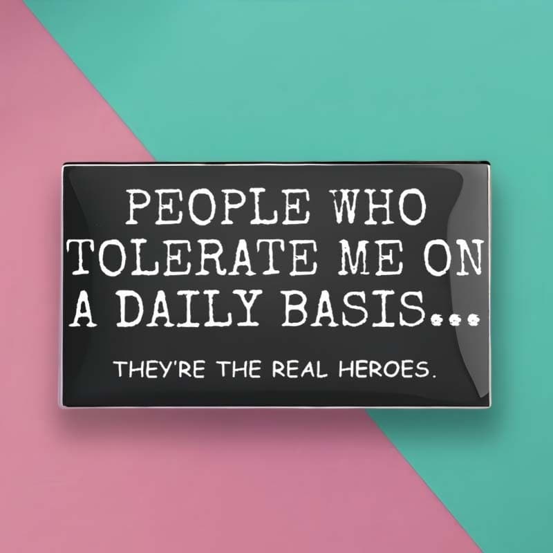 TEMU Are Who Me . This Metal Badge Accessory Is Perfect For Clothing, Hats, And Backpacks - A Stylish Accessory Suitable For , , And Colleagues - A Fun And Thoughtful Gift Idea For Any Occasion
