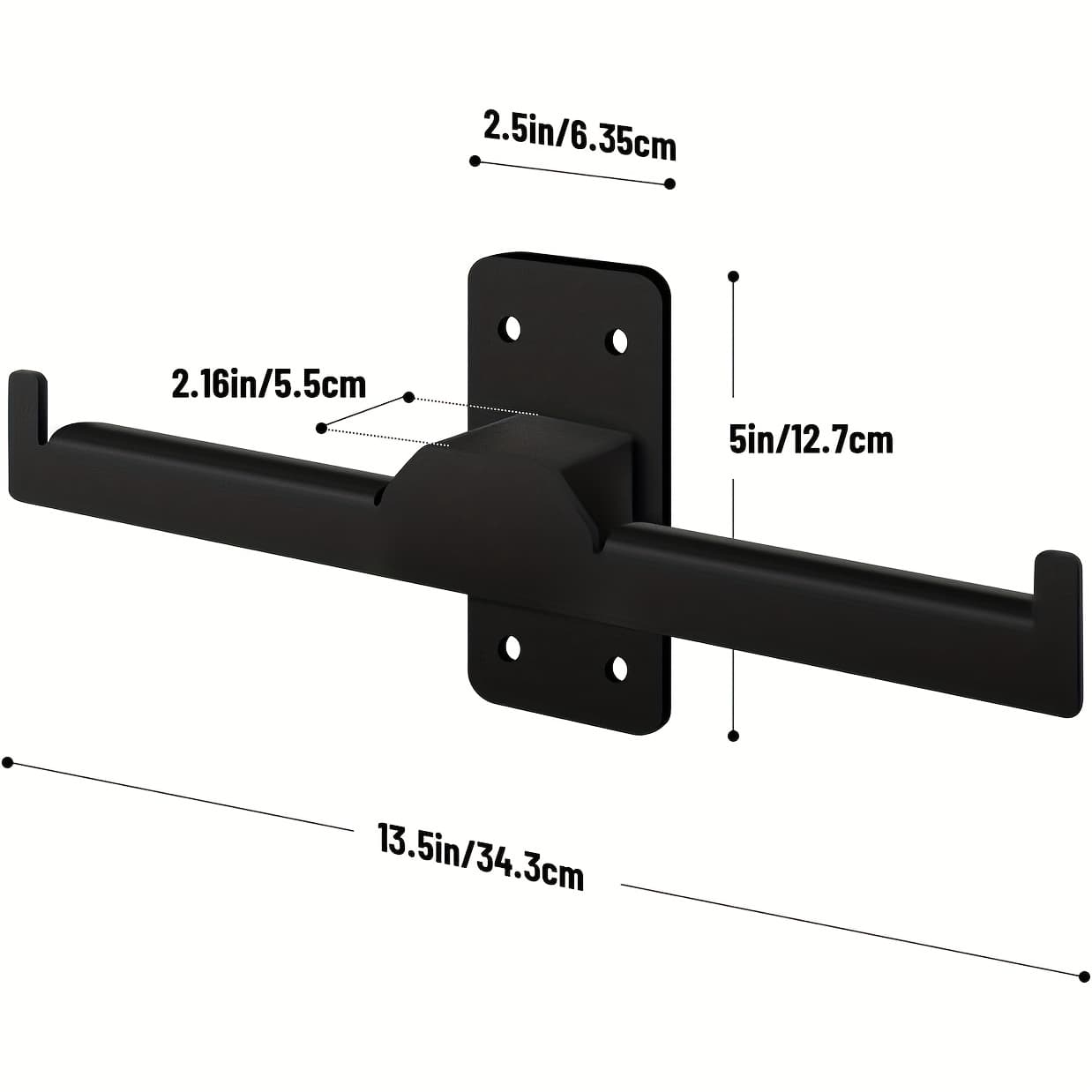 TEMU Heavy Duty Wall Mounted Backpack Blower Rack And Sprayer Hanger - Durable Space-saving Storage Bracket For Backpack Leaf Blowers, Garden Sprayers, Sturdy Garage Organization,