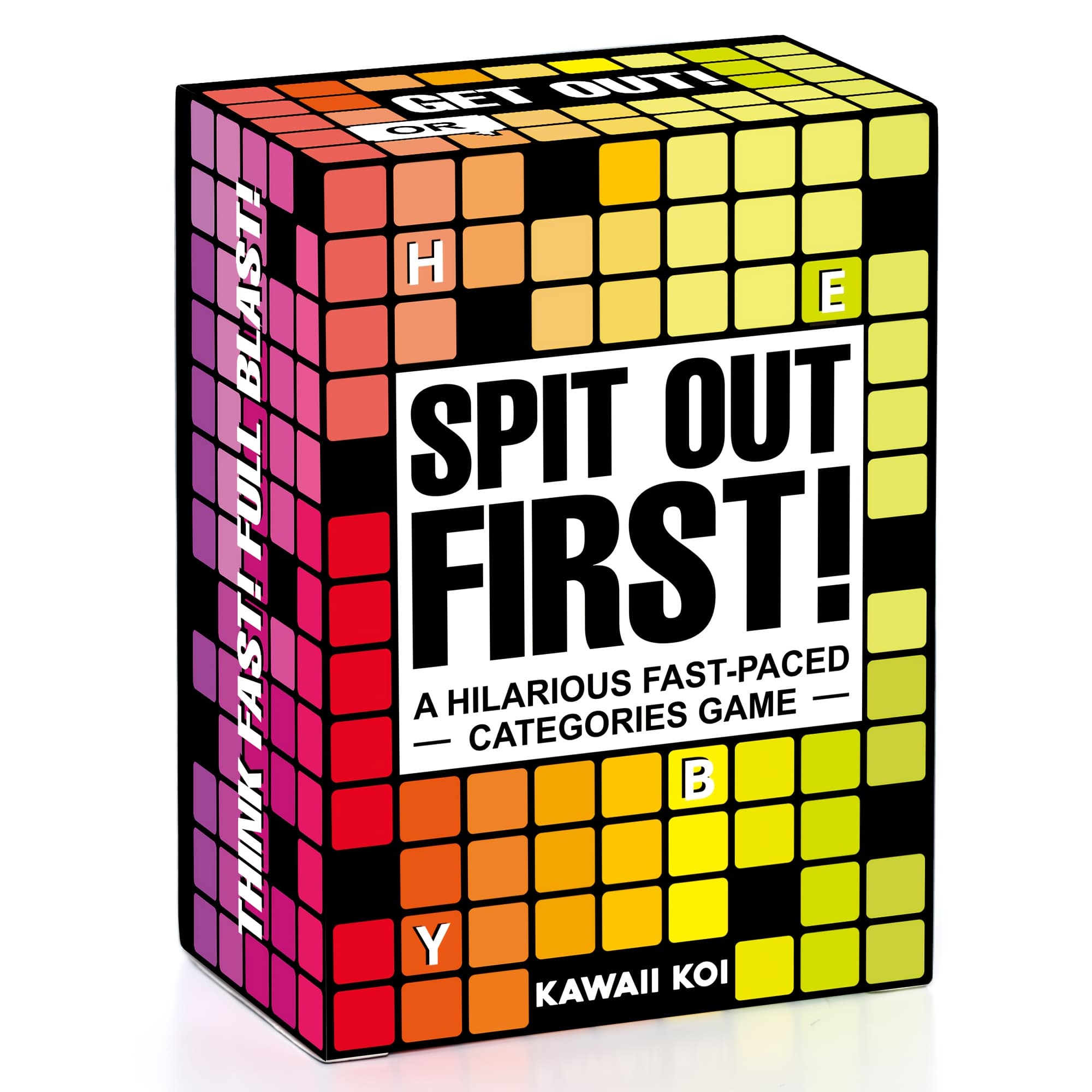 TEMU Party Games Categories - Fast- And Hilarious Card Game Spit Out First 14+ And Up, 2 To 7 Players Or Teams - 107 Word Flash Cards, Perfect For Family And Party Favors
