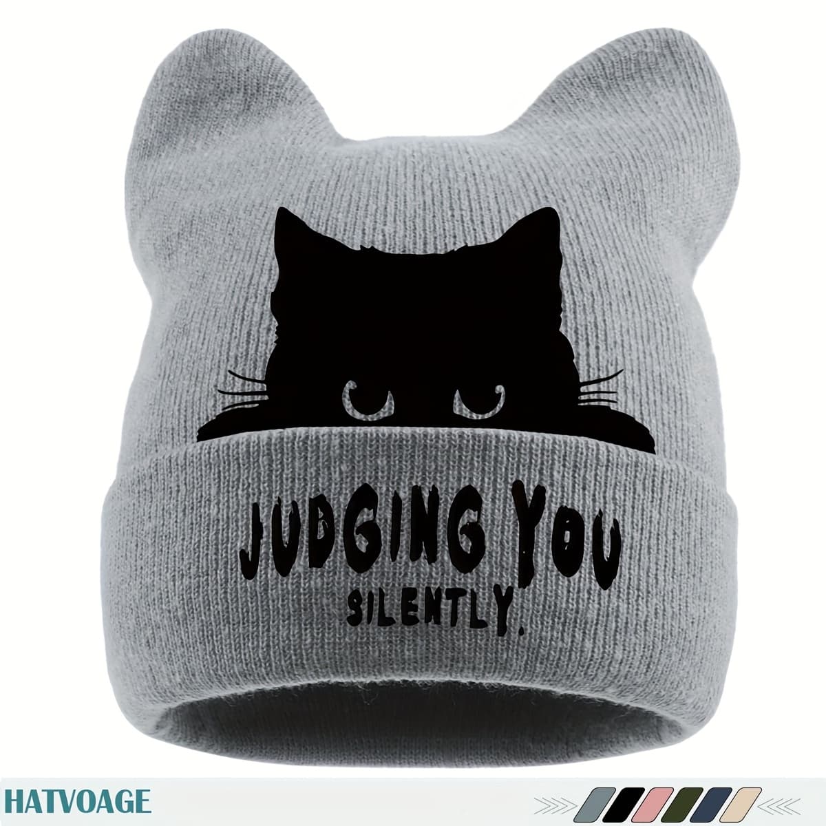 TEMU 1pc Halloween Christmas Winter Hat – Warm Beanie For , Thick Plush Ear Flap Beanie, Breathable Winter Hat For Outdoor Activities, Skiing