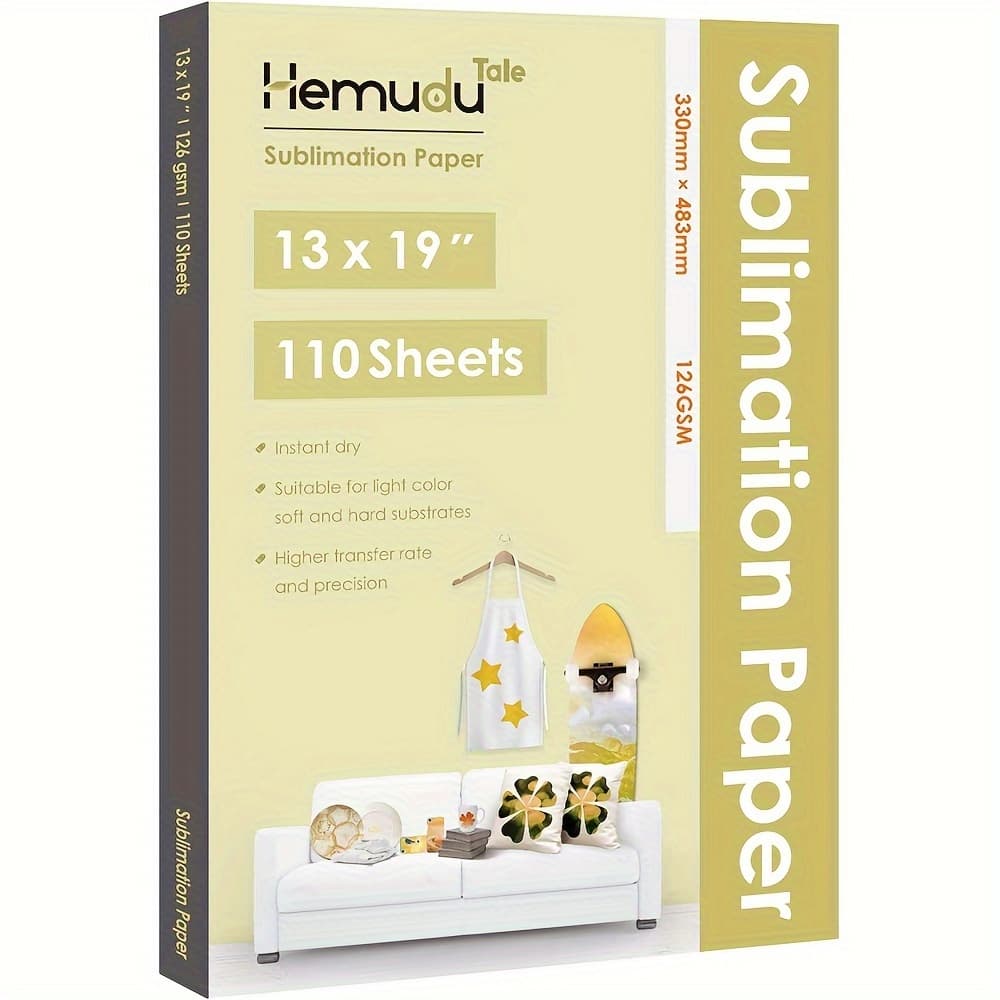 TEMU 110 Sheets Thick 8.3x11.7/8.5x11/11x17/13x19 Inch For Tumbler Mugs And Sublimation Blank, Compatible With Sublimation Ink And Inkjet Printer, 126gsm