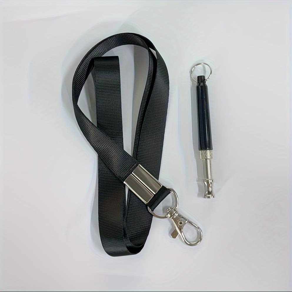 TEMU Adjustable Dog Training Whistle With Lanyard - Suitable For All Breeds Of Bark Control Devices, Material