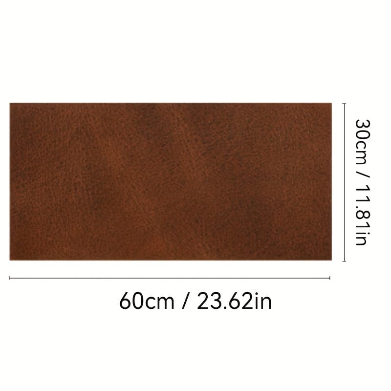 TEMU Genuine Top-grade Full-grain Oil-tanned Leather Sheets, 1.8-2.0 Mm Thick, Suitable For Crafting Tools, Sewing Wallets, Earrings, And Hobbies (coffee Color, 30cm*60cm)