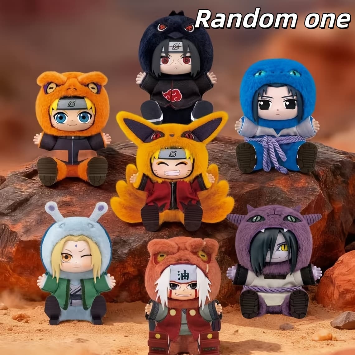 TEMU Random 1pc Miniso Cute Sitting Party Series Trendy Figure Ornament, Room Decoration, Perfect Birthday & Holiday Gift