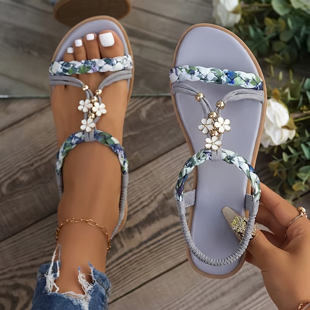 TEMU Floral Decoration Sandals For &daily ( For Busy Women!), Women Shoes