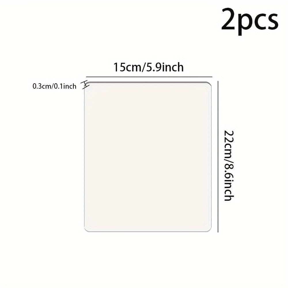 TEMU 2pcs 6.1x8.86inch Cutting Plates - Cut Intricate Dies With Pressure Adapter For Most Cutting Machines! Cutting Pad For Embossing And Die Cutting Machines,