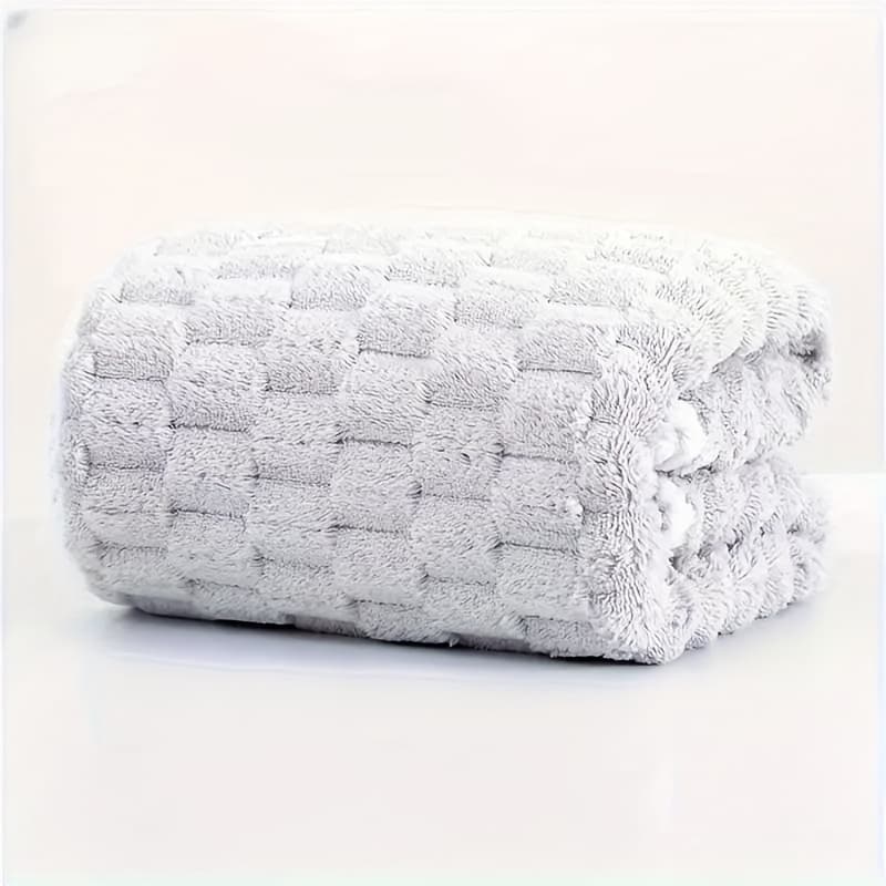 TEMU A Waffle Weave Bath Towel Made Of Ultra-absorbent Microfiber, Quick-drying Textured Towel, And Gym Towel, Durable For Everyday Use, Making It An Ideal Christmas Gift