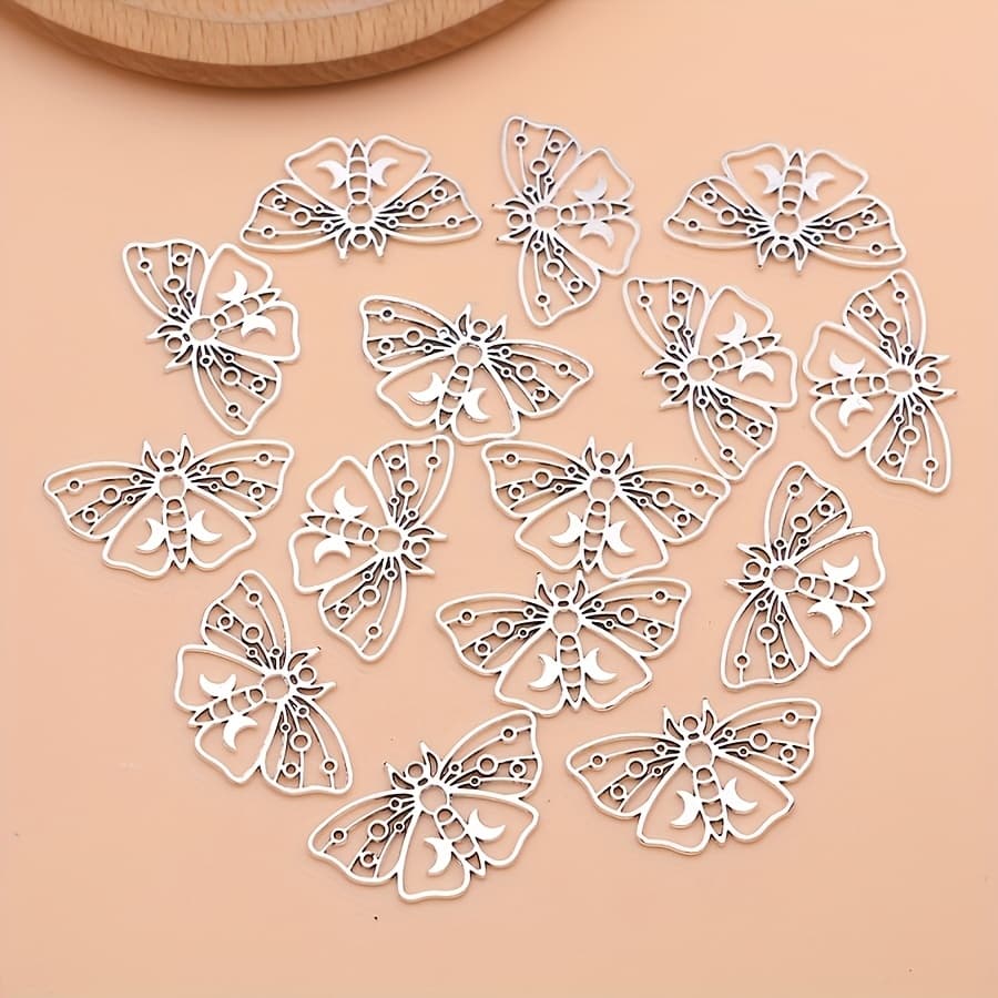 TEMU 15pcs Charms Diy Pendants For Jewelry Making Handmade Necklace Earrings Accessories