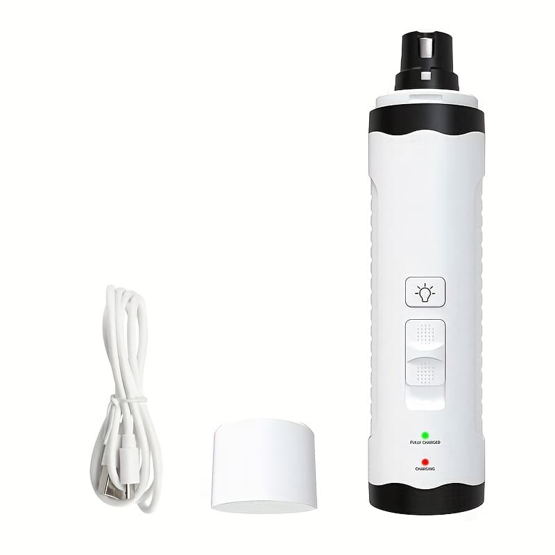 TEMU Automatic Usb- Electric Nail Clipper And Polisher Suitable For – Quiet Nail Grinder With Led Light, Grooming For Pets, Reduces Discomfort & Of Cutting Errors (ideal For Hard-to-clip Nails)