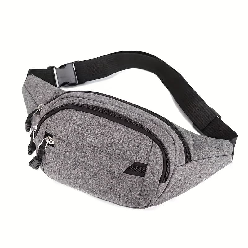 TEMU Nylon Belt Bag For - Adjustable Belt Bag With Large Capacity, Multiple Pockets & - Outdoor Running, Cycling, (army Green/gray/purple/red/blue/black)