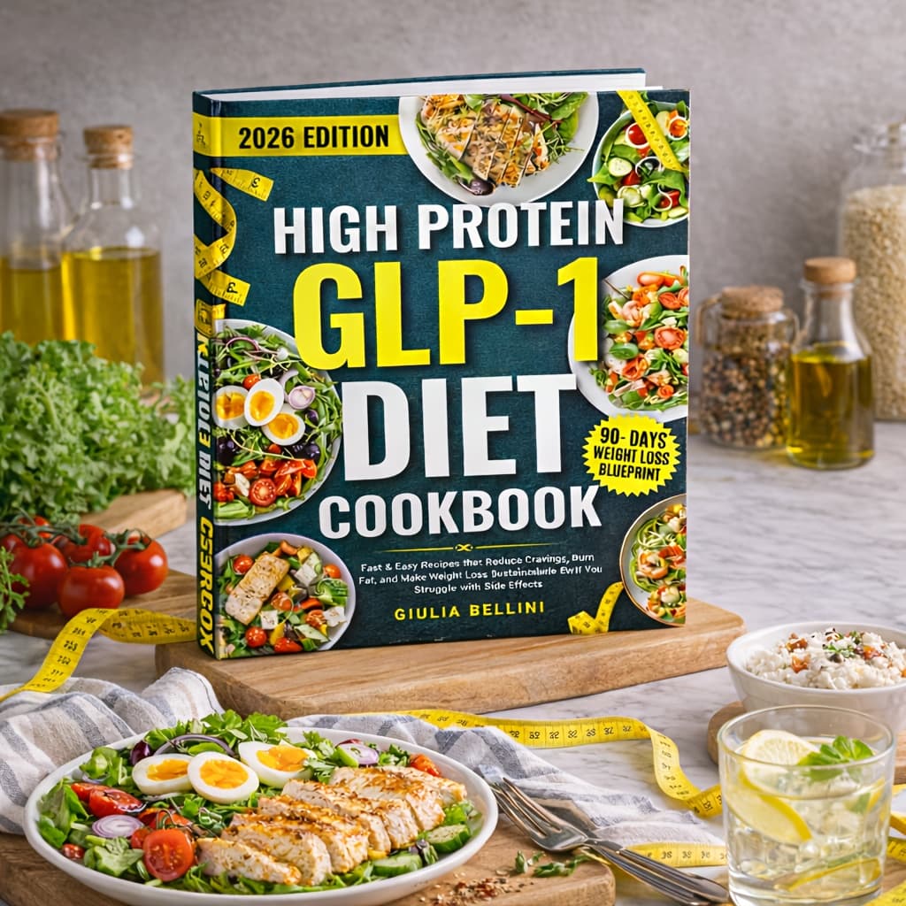 TEMU High Protein Glp-1 Diet Cookbook: Fast & Easy Recipes That Reduce Cravings, Burn Fat, And Make Weight Loss Sustainable Even If You Struggle With Side Effects
